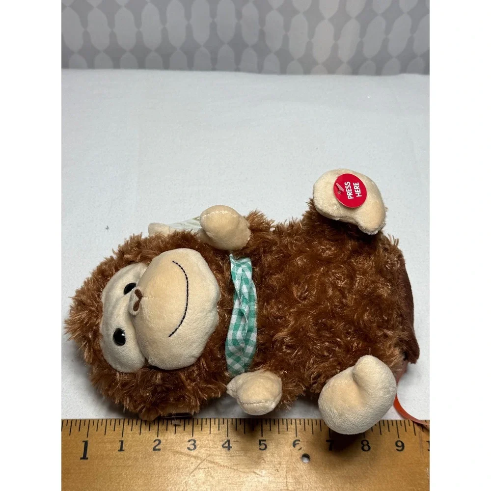 Cuddle Barn‎ Sweet Cheeks Monkey Plush Toy Interactive Sound Voice Talking